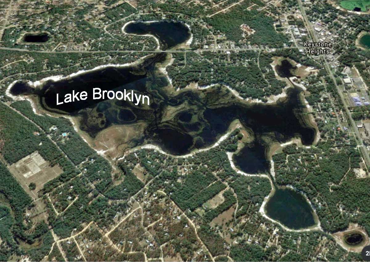 Lake Brooklyn in Keystone Heights, FL